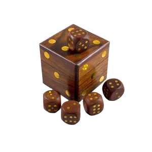 Dés en bois dur durables pour les établissements d'enseignement, dés en bois pour une utilisation en classe, dés en bois pour les jeux éducatifs des enfants - Product Image 5