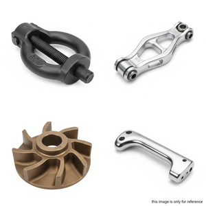 Kit de composants de quincaillerie en acier inoxydable moulé par investissement : bielle, bras de liaison, support de suspension, manchon à bride - Product Image 3