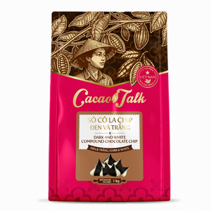 Pépites de chocolat composé noir et blanc HALAL pour la production alimentaire de biscuits et gâteaux, 1KG, personnalisation de marque, livraison mondiale - Product Image 1