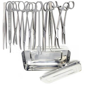 Kit de Sutura para Cirugía Menor de 13 Piezas, Marca Denticric, Caja de Instrumentos, Fuente de Alimentación Manual, Certificado CE Clase I para Cirugía General - Product Image 2