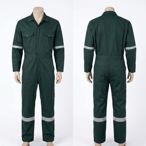 Combinaison de travail haute visibilité Premium 300 GSM en polycoton certifiée CE, imperméable, respirante, infroissable, séchage rapide, anti-UV, couleur lime charbon - Product Image 1