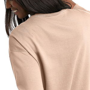 Best Selling <b>Sweatshirt</b> Casual Streetwear Drop Shoulder Figures Breathable Eco-friendly Hoodies Knitted <b>Sweatshirt</b> For Women's - Product Image 5