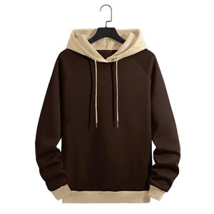 Ventes en gros de sweats à capuche brodés personnalisés pour les marques de streetwear américaines avec épaules tombantes, faible MOQ, vêtements personnalisés - Product Image 1