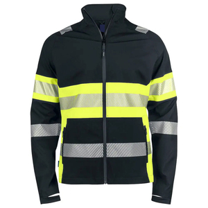 High Visibility Safety Jacket With Reflective Strips For Outdoor <b>Work</b> <b>Waterproof</b> Hi Vis Safety Jacket - Product Image 1