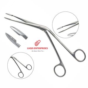 Pince à pansements nasale Hartman à manche délicat, instrument chirurgical ORL en acier inoxydable pour la chirurgie nasale - Product Image 4