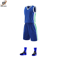 Seragam Basket Harga Terjangkau Kualitas Tinggi 100% Poliester Bernapas Cepat Kering Ukuran Besar Logo Kustom Grosir