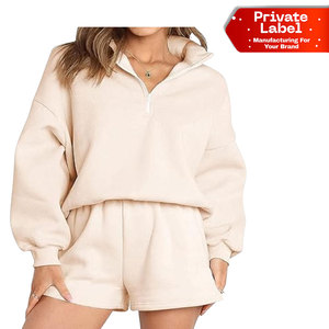 Ensemble de survêtements pour femmes Performance Activewear, sweat-shirts et shorts, respirant, anti-transpiration, pour la gym et le sport - Product Image 1
