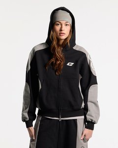 Sweat à capuche unisexe avec fermeture éclair, 100% coton molletonné, poids du tissu 300g, respirant et à séchage rapide, vêtements décontractés d'hiver - Product Image 1