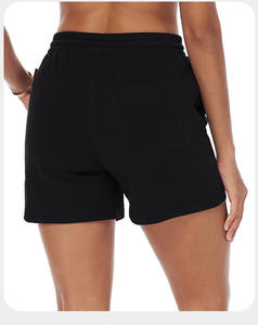 Pantalones Cortos Deportivos para Mujer, Ecológicos, Transpirables, de Secado Rápido, con Cordón Ajustable, Cintura Media, Corte Regular, Spandex/Poliéster - Product Image 2