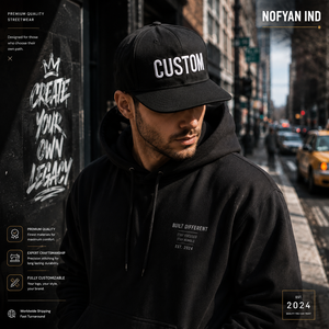 OEM ODM Custom Embroidered <b>Flat</b> Bill Snapback <b>Caps</b> for <b>Men</b> and Women High Quality Breathable Cotton Streetwear <b>Caps</b> Personalized - Product Image 5