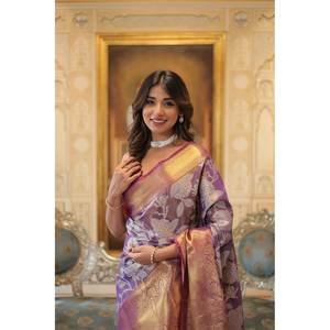AMRUT PAITHANI PREMIUM DISEÑADOR SAREE - Product Image 6