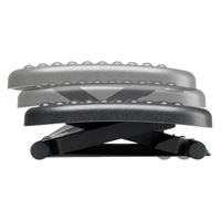 Repose-pieds moderne en plastique avec massage, pliable et extensible, pour le bureau et la relaxation à la maison