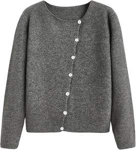 Suéter grueso de punto para mujer, jersey oversize cálido de invierno, jersey con tacto tejido a mano, elegante prenda exterior para damas - Product Image 4