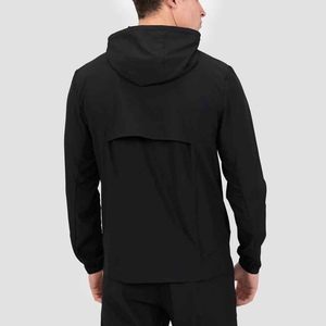 Nouvel ensemble de survêtement imperméable pour homme, coupe-vent, léger, en polyester et nylon, vêtements de sport d'extérieur avec impression de logo - Product Image 4