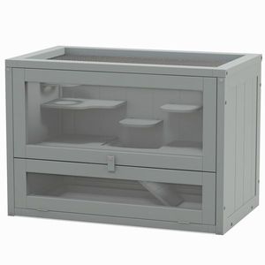 Para el envío Jaula de hámster de madera Prohibida por para dueños de mascotas - Product Image 1