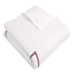 Ensemble de housse de couette personnalisée en coton sergé 100% - 3 pièces - Moderne - Pour hôtel et maison - Respirant - Broderie - Housse de couette zippée - Product Image 2