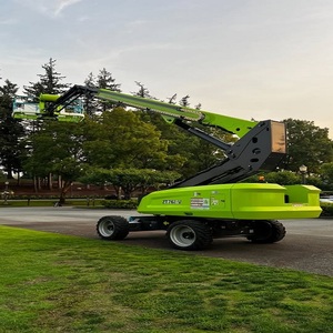 8m-22m Aerial Hydraulic <b>Construction</b> Work Cherry Picker Electric Boom Lift Telescopic Towable Cherry Picker - Product Image 5