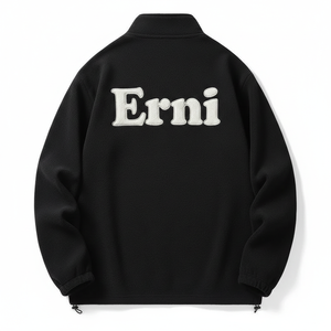 Men High-Neck Collar <b>Fleece</b> <b>Sweatshirt</b> Spring Autumn Casual Zip-Up Pullover Warm Jacket Wholesale - Product Image 4