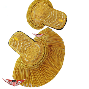 Alambre de Mylar KEW, Color Amarillo Claro, Personalizable, Ecológico, Vintage, Rojo y Blanco, Elegante, Bordado, para Uniformes/Disfraces - Product Image 4