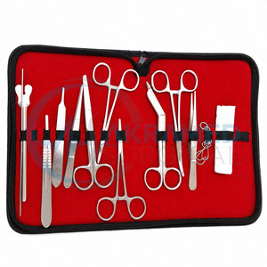 Kit de Instrumentos de Cirugía Menor de Alta Calidad de 18 Piezas con Estuche de Transporte, Juego Reutilizable de Acero Inoxidable con Certificación CE - Product Image 3