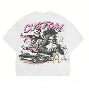 Camiseta Personalizada para Hombre, Talla Grande, Manga Corta, 100% Algodón, Impresión por Transferencia de Calor Ecológica, Personalización Completa, Suave - Product Image 4