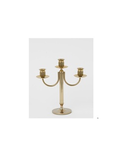 <b>Black</b> Finish Metal <b>Candelabra</b> Candle Holder Elegant Design For Dining Table Wedding Centerpiece Home Decor Accent - Product Image 2