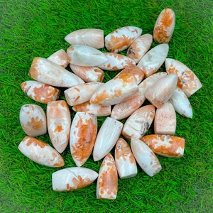 Cristal de Scolecita Natural en Forma de Llama, Color Durazno, Pulido, para Reiki, Meditación, Decoración Energética, Venta al Por Mayor - Product Image 3