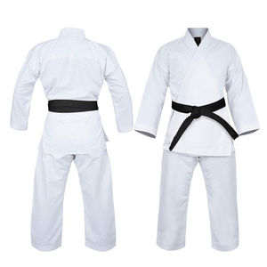 Uniforme de karaté personnalisé en gros pour adultes, couleur unie, combinaison de judo et de karaté à prix abordable, uniforme de karaté sur mesure - Product Image 1