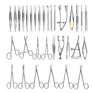 ARISTON INTERNATIONAL - Juego de 33 Instrumentos Manuales para Cirugía Retiniana, Kit Quirúrgico Oftálmico de Acero Inoxidable Reutilizable para Ojos - Product Image 2