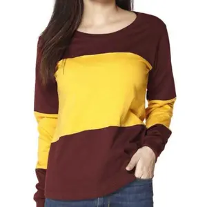 New collection women's tshirts top high quality branded Tshirts most popular latest design full long sleeve casual shirts
