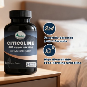 OEM/ODM Citicoline Suppléments avec CDP Choline, Citicoline Plus , 2 en 1 Formule Citicoline Capsules pour le cerveau Supplément - Product Image 3