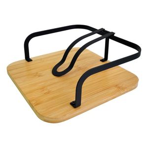 Porte-serviettes carré en métal et bois, distributeur de serviettes pour café, restaurant, hôtel, bar, cuisine, salon, décoration de bureau - Product Image 6
