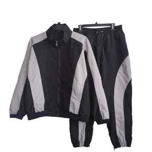 Unisex new arrival men color combination light <b>weight</b> running windbreaker jacket <b>set</b> tracksuits nylon tracksuit for men & <b>Women</b> - Product Image 1