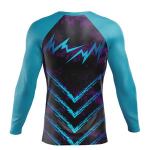 Camiseta de Compresión de Manga Larga Personalizada para Hombre con Protección Solar UPF 50+ UV de Secado Rápido para Surf y Natación - Product Image 2