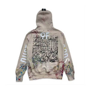 Sudadera con Capucha de Felpa para Hombre, Otoño 2025, Color Sólido, Poliéster/Algodón, Transpirable, Tejida, con Logotipo Personalizado Bordado, Venta al Por Mayor - Product Image 2