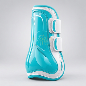 Bottes de protection pour chevaux de qualité, offrant une protection légère, une doublure douce et des sangles fiables pour l'entraînement et les exercices. - Product Image 3