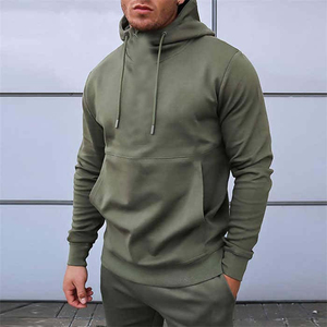 Survêtements pour hommes durables, de haute qualité, respirants, légers, à capuche, décontractés, unis, adaptés aux adultes - Product Image 3