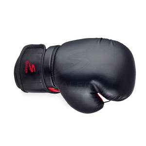 Gants de boxe en cuir haute densité pour un entraînement sûr avec doublure imperméable et résistante à la transpiration et système d'aération unisexe - Product Image 6