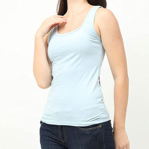 Chaleco Deportivo sin Mangas para Mujer, Diseño 2026, Venta al Por Mayor a Precio Económico, Top Deportivo en Color Sólido - Product Image 2