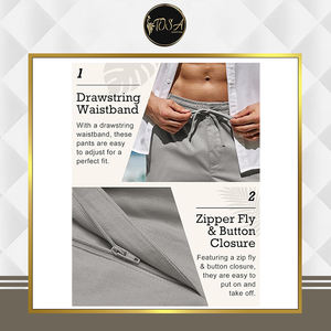 Pantalón Casual de Lino para Hombre, de Primera Calidad, Ligero, de Secado Rápido, Estilo Único, Tela Oxford de Lino y Viscosa, Corte Regular, Disponible - Product Image 4