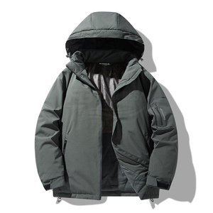 Veste universitaire homme EMO personnalisée avec logo, nouvelle collection, coupe slim, fermeture éclair, décontractée, en coton rembourré, automne-hiver, haute qualité, coupe-vent, avec lettres - Product Image 2