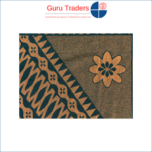 Serviette de conception géométrique en forme de rectangle en polycoton lavable à la main et à la machine la plus vendue disponible avec une couleur personnalisée - Product Image 4