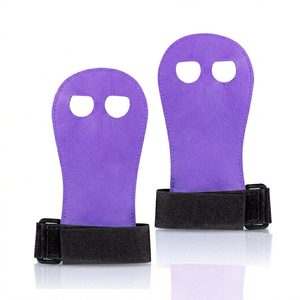 Protège-poignets de gymnastique réglables en EVA rose à 2 trous avec fermeture auto-agrippante pour l'entraînement de force et la musculation - Product Image 4