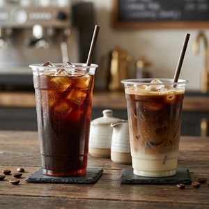 Disposable PP <b>Cups</b> 12/16/24oz Lids 95mm Single Wall Transparent Plastic <b>Cups</b> For Hot/<b>Cold</b> Milk Tea Coffee Beverages - Product Image 2