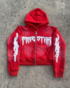 Sudadera con Capucha de Algodón Grueso de Primera Calidad para Hombre, Sudadera con Capucha Personalizada con Estampado, Sudadera con Capucha de Algodón Personalizada al por Mayor - Product Image 4