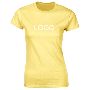 Camisetas de manga corta con cuello redondo para mujer, playeras lisas con bloqueo de color, L258, Envío Gratis - Product Image 1