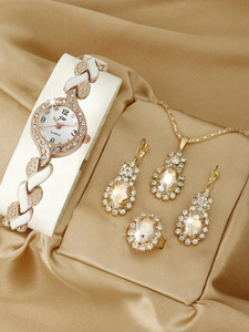 NW1424 4pcs Women Quartz Wristwatch Ladies Bracelet <b>Watch</b> - Product Image 5