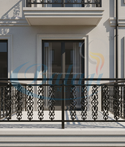 Modern Heavy Duty Cast Iron Aluminum Balcony Safety Grill 5 Year Warranty Rust Resistant Easy Install for Stair Balcony Railings - Product Image 3