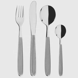 Vente en gros, offre spéciale, ensemble de couverts plaqué argent, cuillère et couteau créatifs, ensemble de couverts pour restaurant, table de mariage - Product Image 4