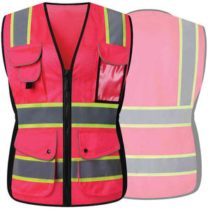 Chaleco Amarillo de Alta Visibilidad para Hombre, Impermeable, Transpirable, con Bolsillo Desmontable, para Guardias de Seguridad, Construcción Industrial - Product Image 2